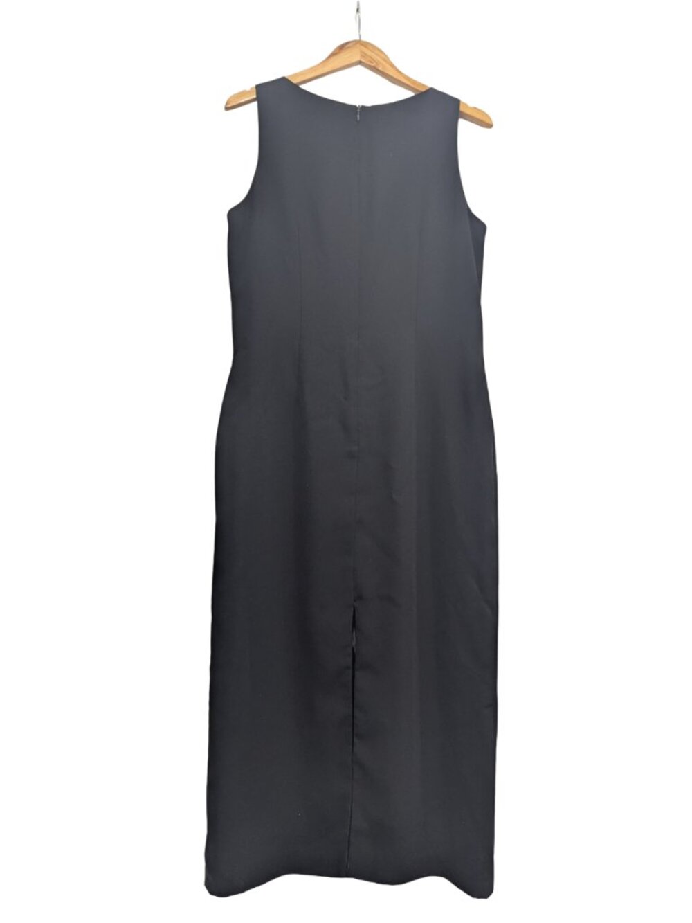 Sheri Martin NY Black Floral Embroidered Sheath Dress Size 14 - Picture 3 of 7